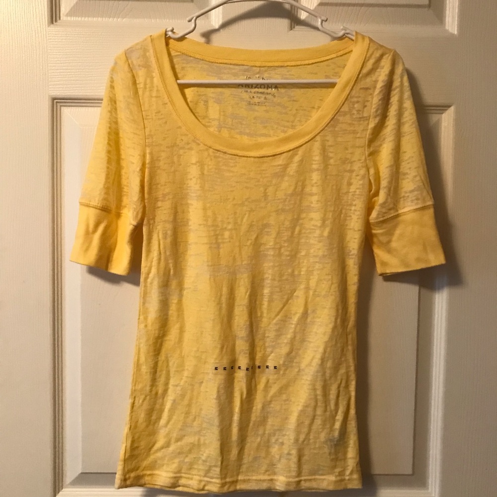 Yellow Quarter Sleeve Tshirt